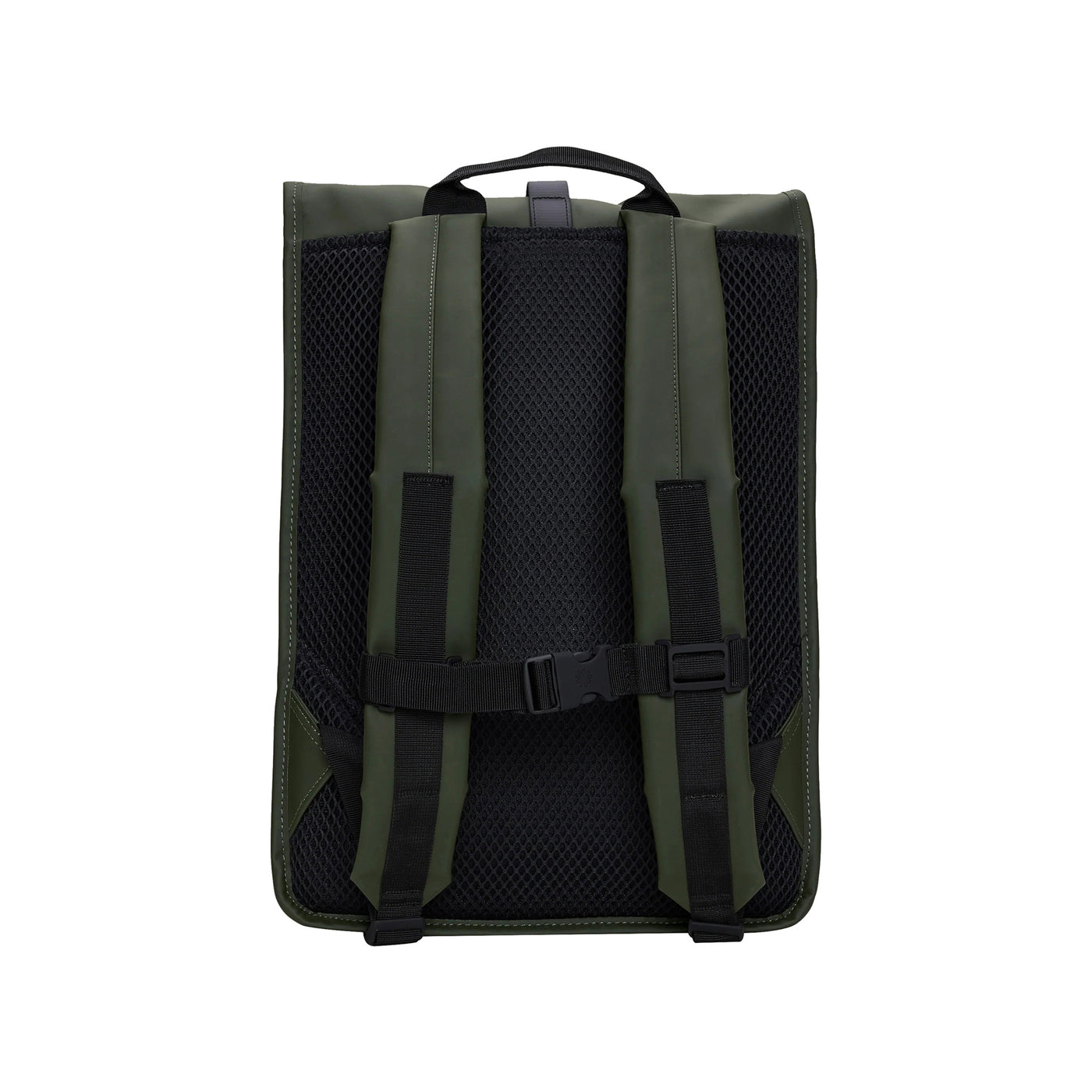 Retro Zaino Rolltop Rucksack Verde