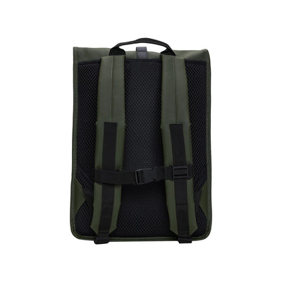 Retro Zaino Rolltop Rucksack Verde