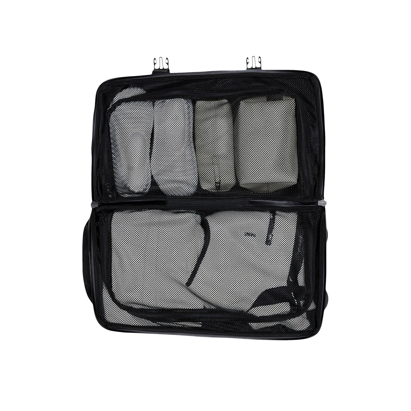 Trolley Unisex Nero impermeabile con doppio manico a mano