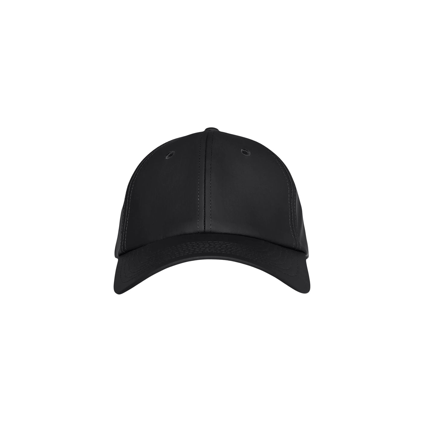 Cappello Unisex Nero, con visiera, in tessuto idrorepellente