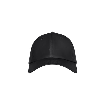 Cappello Unisex Nero, con visiera, in tessuto idrorepellente