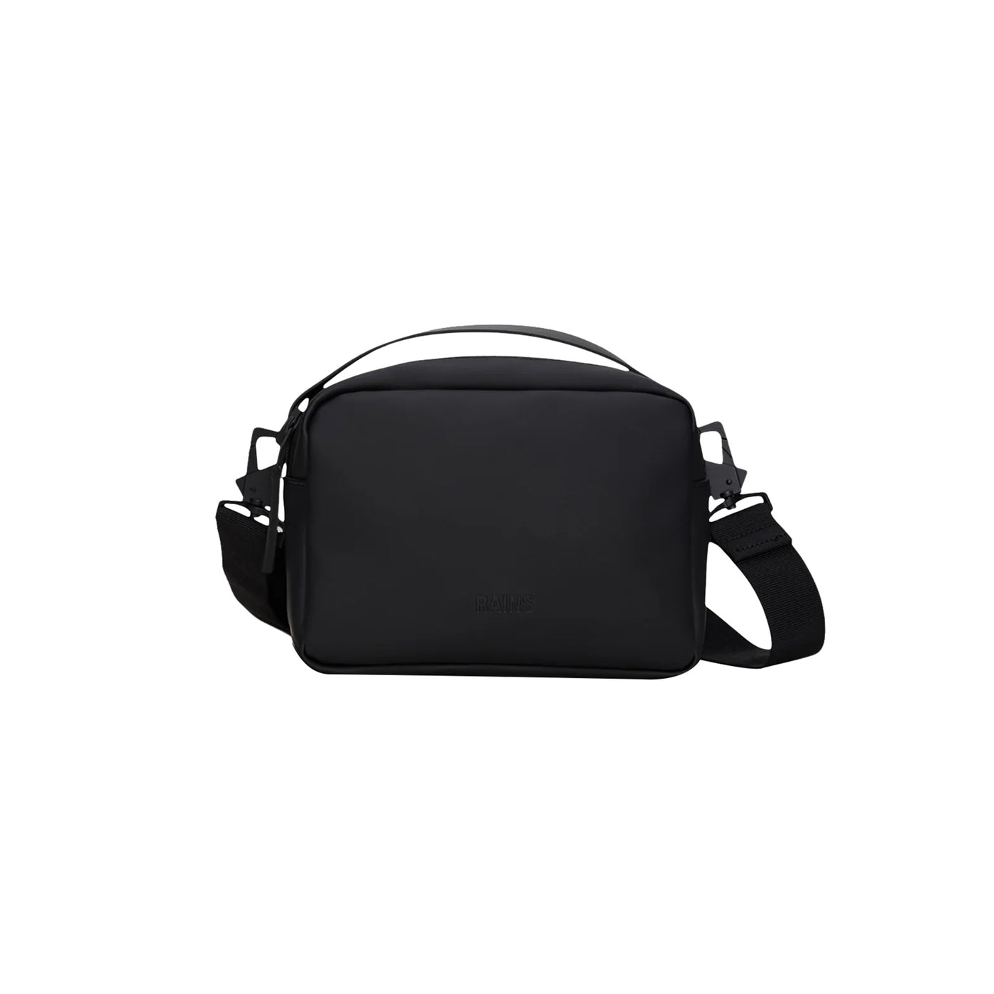 Borsa Unisex Nera con zip e manico a mano