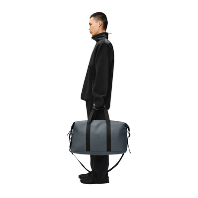 Borsone Unisex Hilo Weekend Bag Blu su modello