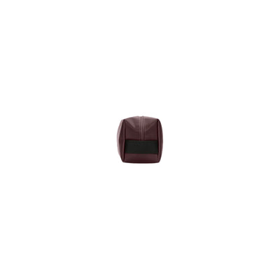 Pochette Unisex Bordeaux con logo laterale