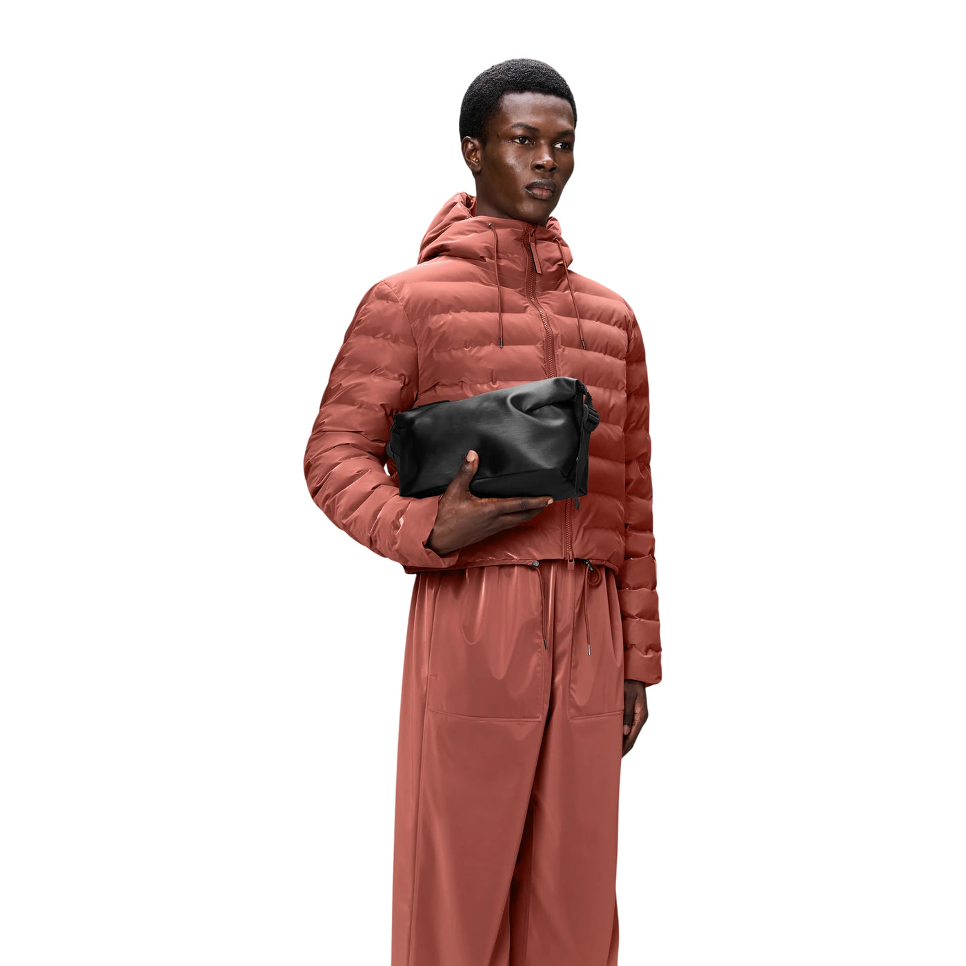 Pochette Unisex Hilo Wash Nero modello