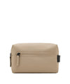 Pochette Unisex con doppio scomparto Beige