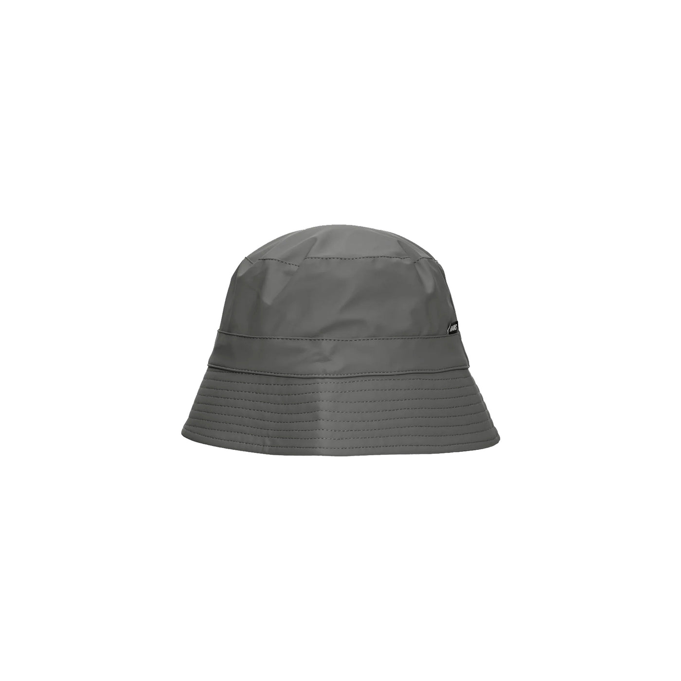 Cappello Unisex Grigio a tinta unita, idrorepellente, con etichetta logo