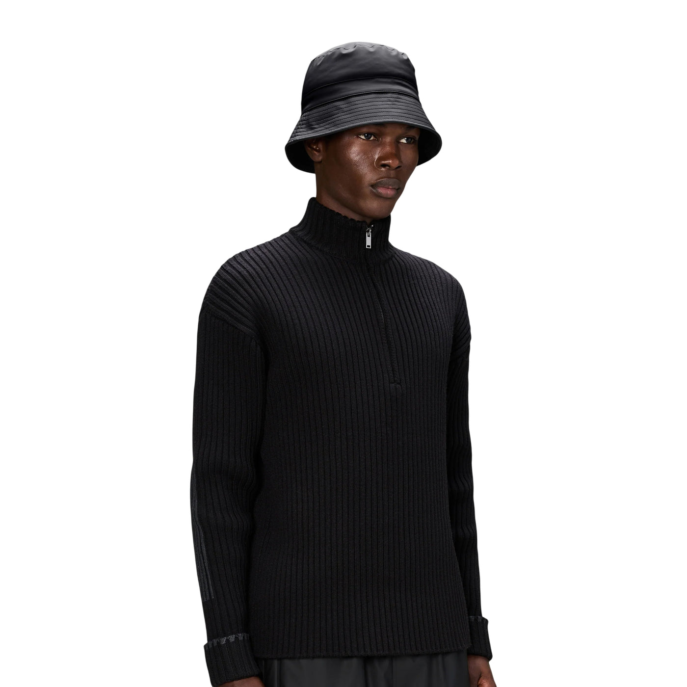 Cappello Unisex Bucket impermeabile Nero modello