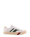 Sneakers Uomo Classic in pelle bianca e verde