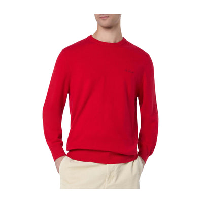 Maglione Saint Barth in tinta unita Rosso