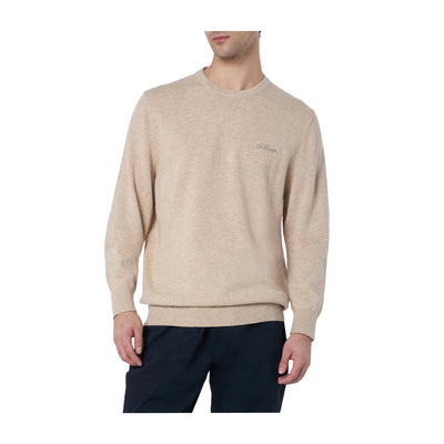 Maglione in tinta unita Saint Barth Beige