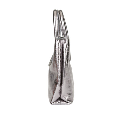 Borsa a mano Donna Reggae Argento laterale