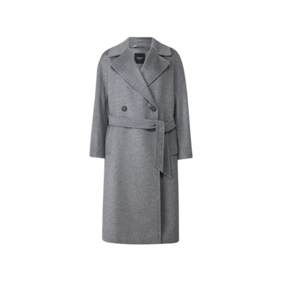 Cappotto Donna in lana, doppiopetto, Grigio