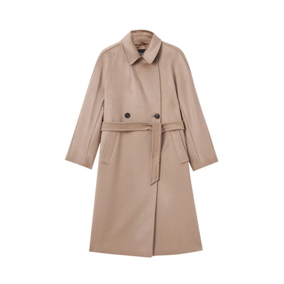 Cappotto Midi Doppiopetto Donna In Lana RESINA