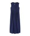 Abito Donna fluido in jersey di cotone Blu