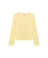  Maglione Donna Multicable in misto alpaca Giallo