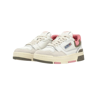 Sneakers Donna CLC Low Bianco/Rosa/Verde