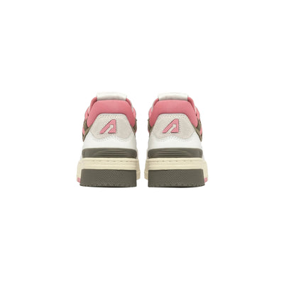 Sneakers Donna CLC Low Bianco/Rosa/Verde retro