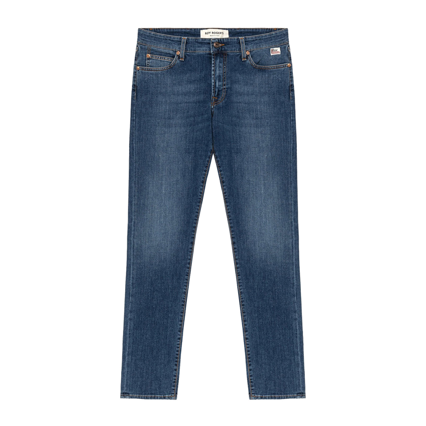 Jeans Uomo in denim di cotone, modello cinque tasche