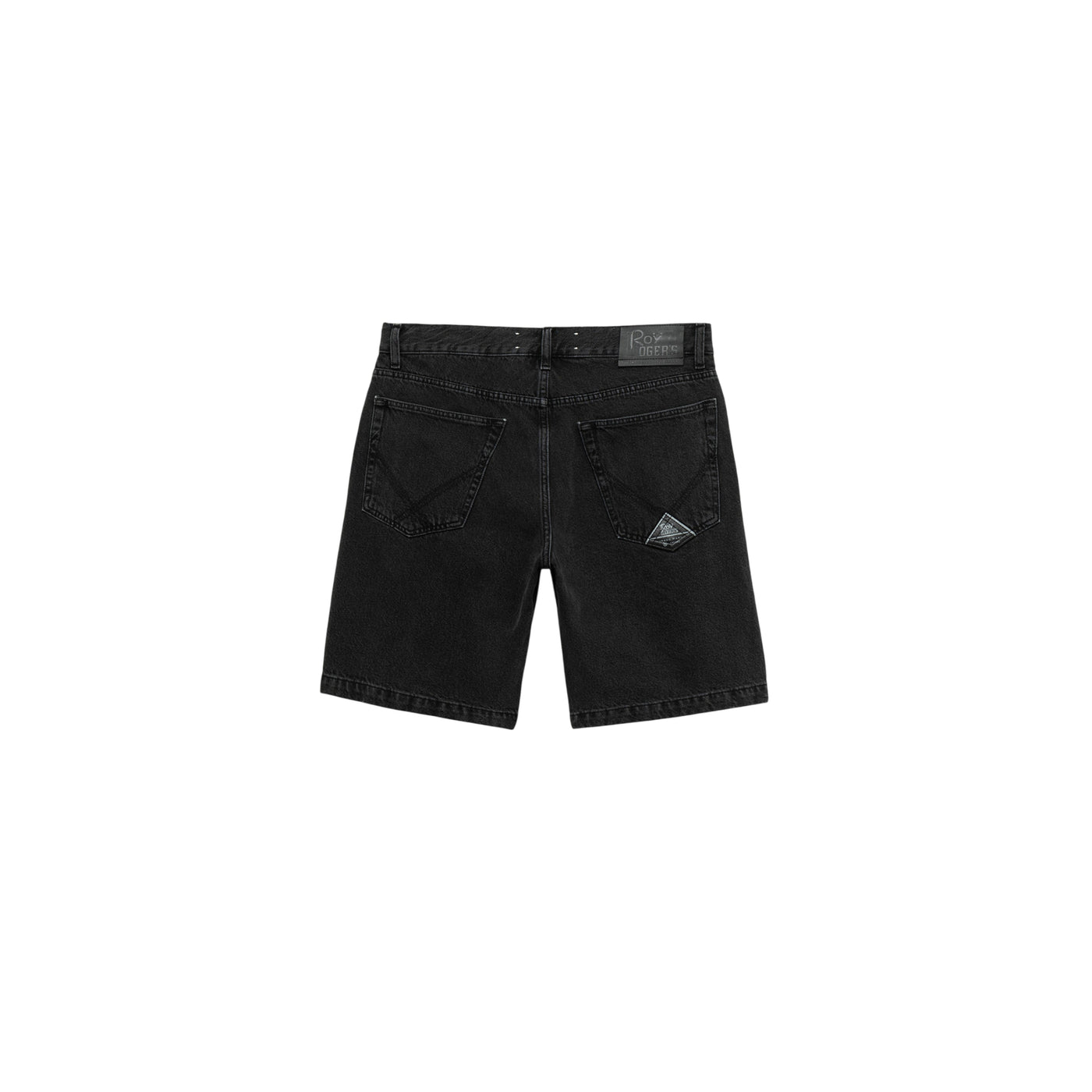 Bermuda Cult Uomo in Denim Nero retro
