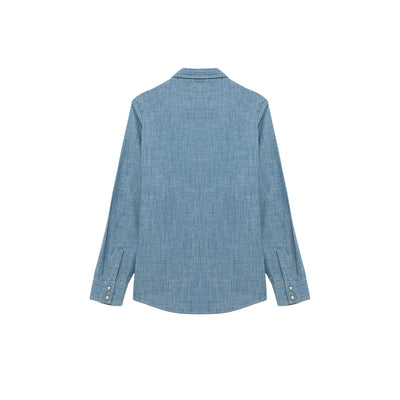 Camicia Martin Uomo in Denim Chambray retro