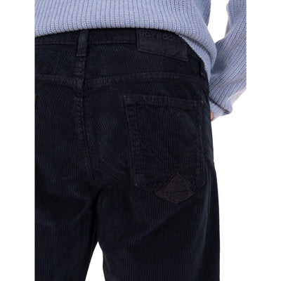 Pantalone Uomo in velluto Blu, con cinque tasche e salpa in tessuto