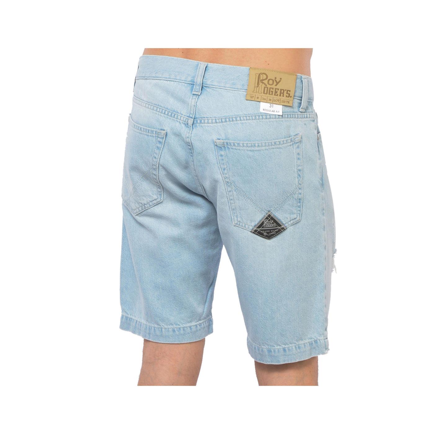 Men's Bermuda shorts with logo on the back