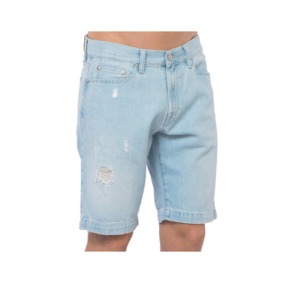 Men's Bermuda shorts with logo on the back