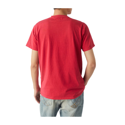 T-shirt Uomo Pocket in jersey Rosso modello retro