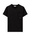 T-Shirt Uomo con taschino sul petto Nero