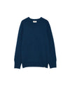 Maglia Uomo in pura lana Blu, con scollatura girocollo