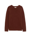 Maglia Uomo in lana Marrone, a girocollo