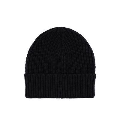 Cappello Uomo Beanie Knitted Nero retro