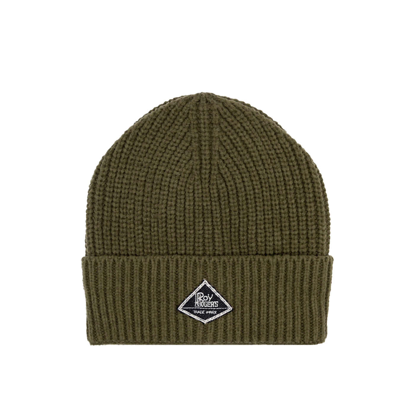 Cappello Uomo Beanie Knitted Verde militare