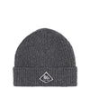 Cappello Uomo Beanie Knitted Grigio