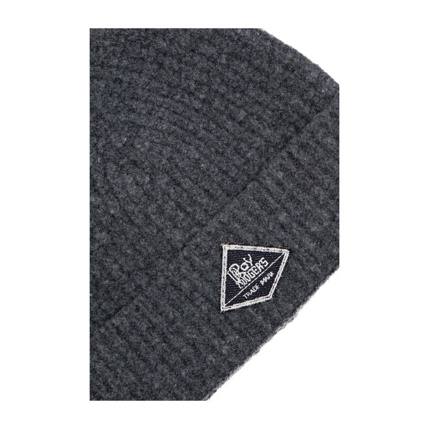 Cappello Uomo Beanie Knitted Grigio dettaglio