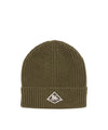 Cappello Beanie Uomo in maglia Verde militare