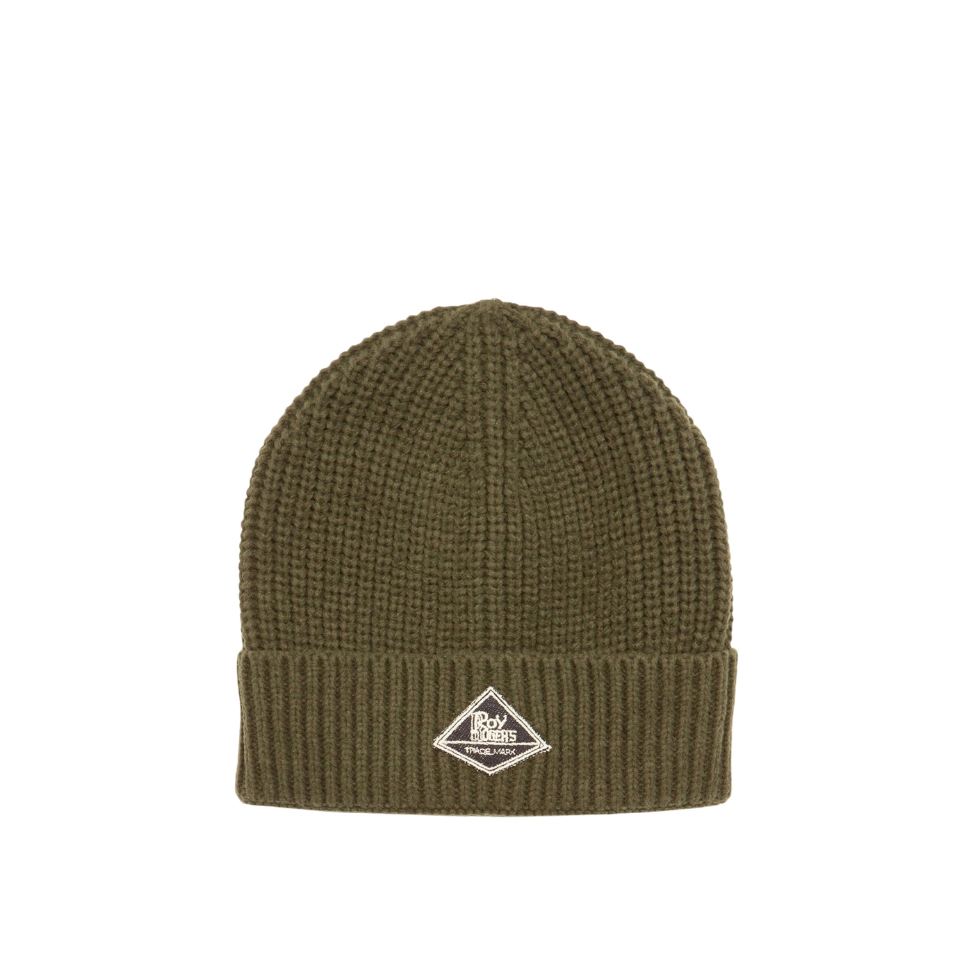 Cappello Beanie Uomo in maglia Verde militare