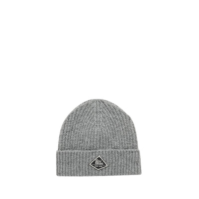 Cappello Beanie Uomo in maglia Grigio