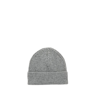Cappello Beanie Uomo in maglia Grigio retro