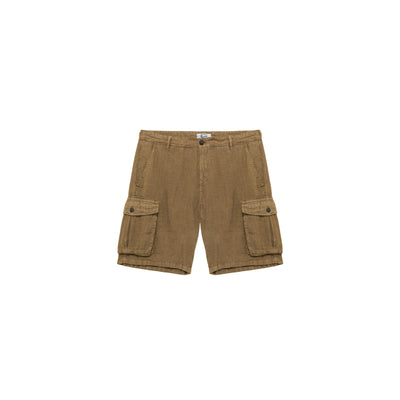 Bermuda cargo riviera da Uomo in lino beige