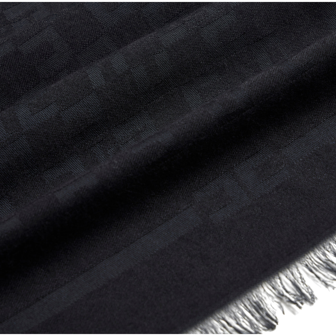 Sciarpa Donna con pattern logo Nero dettaglio