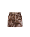 Shorts Donna in jersey con stampa alligatore