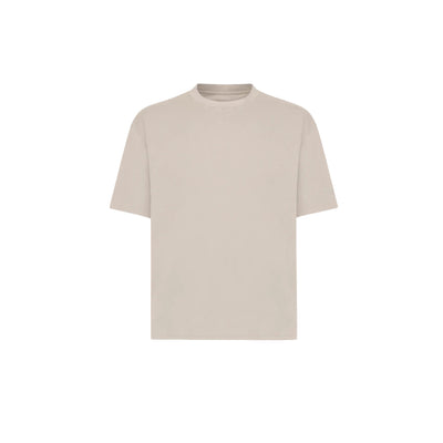 T-shirt Uomo in tinta unita panna