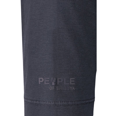 T-shirt Uomo in tinta unita navy dettaglio logo