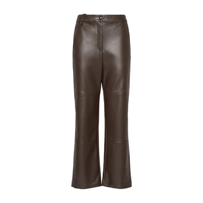 Pantalone Donna dal design classico, con tasche a filo, in similpelle 