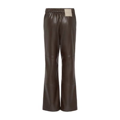 Pantalone Donna dal design classico, con tasche a filo, in similpelle 