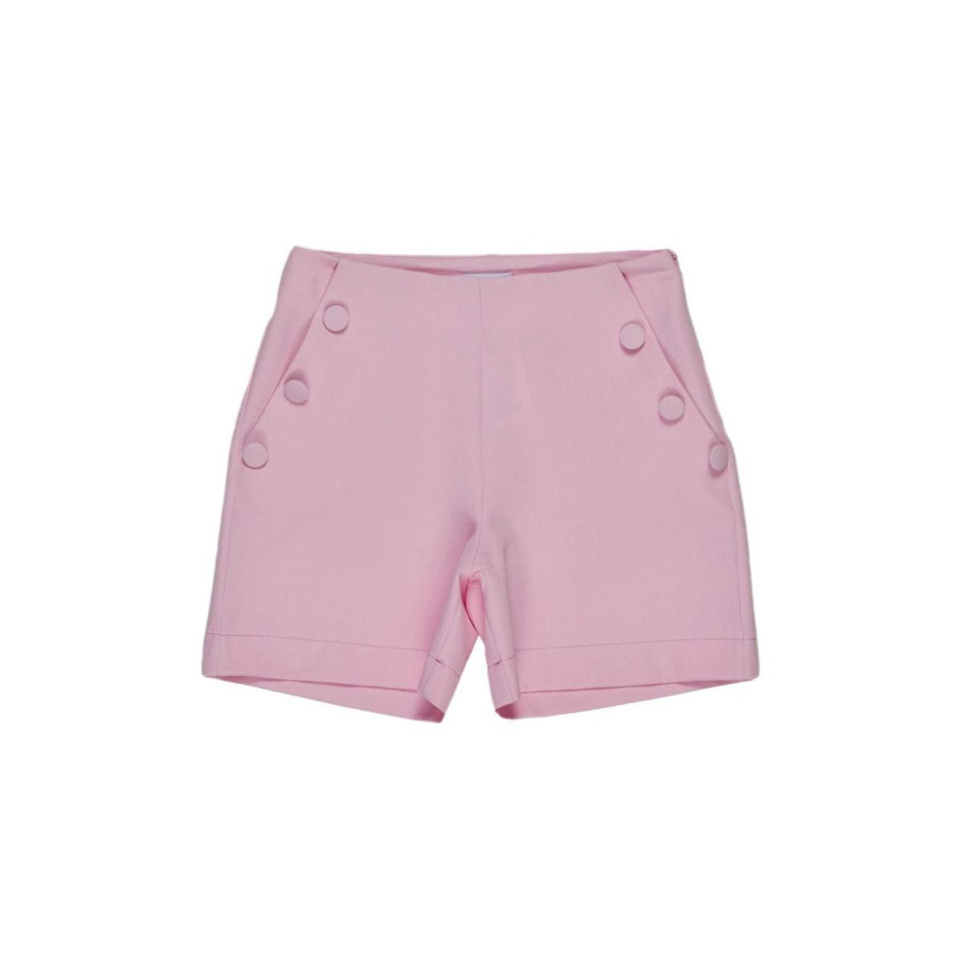 Girl's solid color stretch shorts