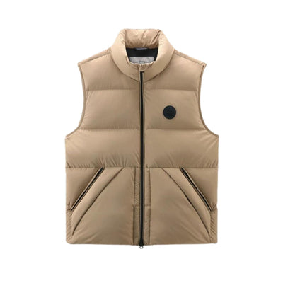 Gilet Uomo imbottito con logo applicato sul petto