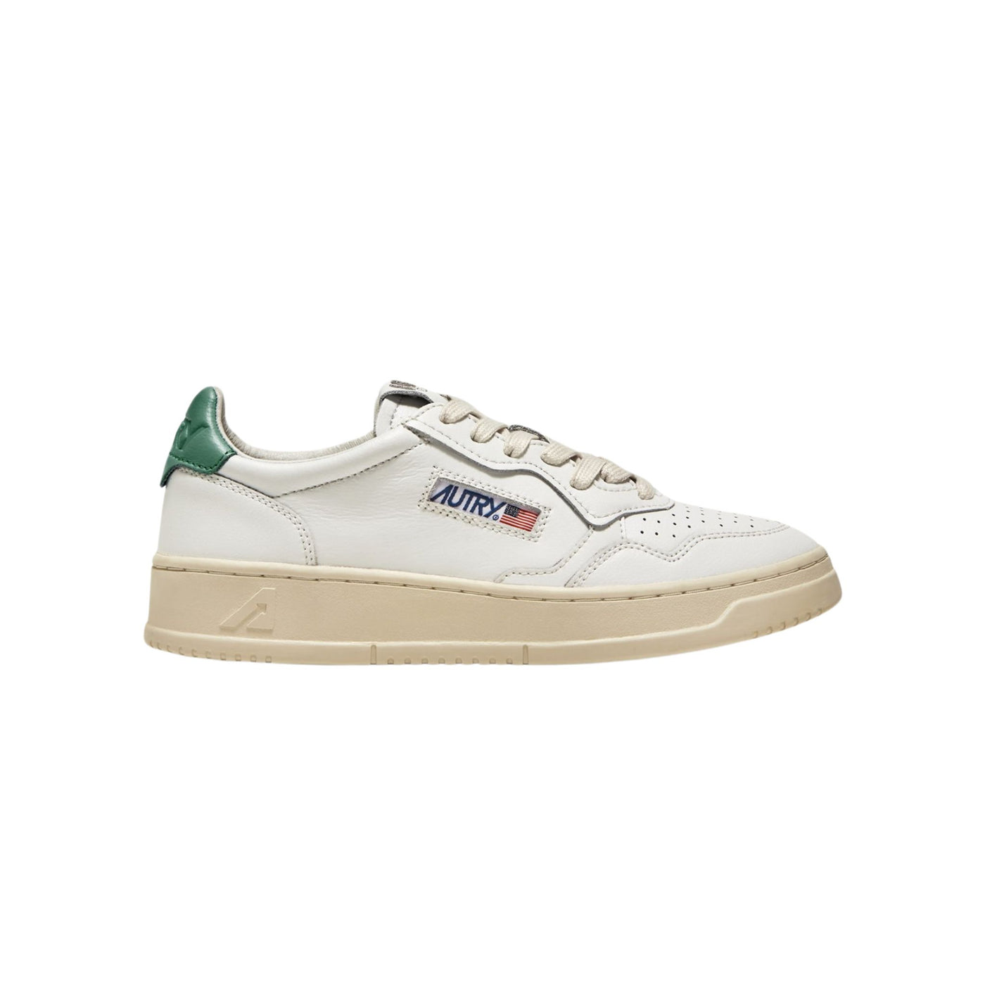 Sneakers Donna con lacci ed inserti a contrasto sul tallone